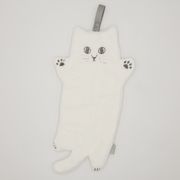 にゃふにゃふ キッチンタオル ホワイト 421530