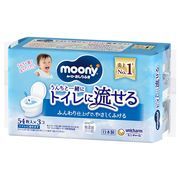 ユニ・チャーム ムーニーおしりふき トイレに流せるタイプ 詰替 54枚×3