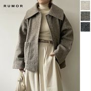 【2025新作】カールシャギーケープミドルブルゾン