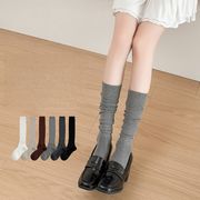 【2025冬新品】INS風  レディース  靴下 百掛け  ソックス  長筒スパッツ  6色