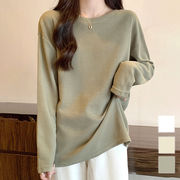 ラウンドネックトップス