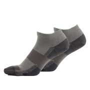 ASHITOMO WORKING SOCKS オフ＆アウトドア靴下 股付スニーカー25-27cm2足組スモーク SWFN-M22