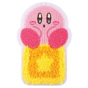 【取寄せ商品】星のカービィ モコモコ刺繍ステッカー（星ブロック）