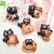 猫 アクセサリーパーツ デコパーツ ペンダント ハンドメイド スマホケース美容 DIY 可愛い