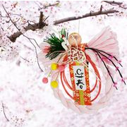 正月飾り しめ縄  壁掛け しめ飾り   信濃結び飾り お正月グッズ   しめ縄リース半製品