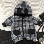 2025新作韓国子供服 ベビー服  キッズ男女兼用 厚手の  連体服  66cm-100cm