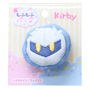 【バラエティ雑貨】星のカービィ もふもふバッジ メタナイト フェイス