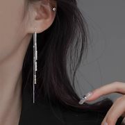 通勤用ピアス、気質イヤリング、 ポストsilver925 、ファッションアクセサリー、金属アレルギー対応