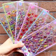 ぷくぷくシール ぷっくりシール 3Dステッカー 立体ステッカー 粘着シール スパンコール