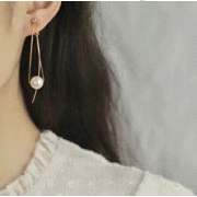 通勤用ピアス、気質イヤリング、 ポストsilver925 、ファッションアクセサリー、金属アレルギー対応