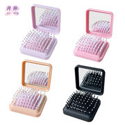 新入荷★ヘアケア 　ヘアブラシ　くし　櫛　鏡付き　diy★