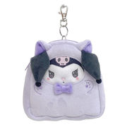 サンリオ ダイカット リール パスケース ねこねこおばけ クロミ パープル【小ロット販売】
