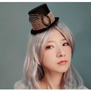 DIY手作り帽子 小さな帽子 ヘアアクセサリー ヘアピン帽子 結婚式 おもちゃの帽子 シルクハット 髪飾り