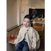 【2025秋冬新品】韓国風子供服 女の子  百掛け  トップス   トレンチコート   コート  90cm-140cm