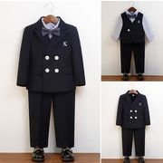 学園祭 発表会 卒園式 卒業式 上品 キッズスーツ 男児お祝い 子供服 フォーマル七五三 英国 セレモニー