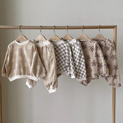 2025新品h★子供服　セットアップ★70cm～120cm 2色