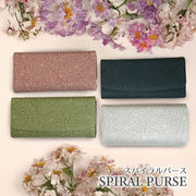 スパイラルパース 財布 二つ折り 長財布 雑貨 小銭入れ カード収納 贈り物 ギフト