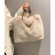 【日本倉庫即納】 ファーバッグ 大容量 チェーンバッグ韓国