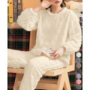 UCHINO マシュマロガーゼレディースパジャマ ヴァイオレットL RC20822V