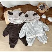 「2025」子供服★トップス+ズボン★セットアップ★韓国風子供服★2色73cm～110cm