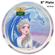 アナと雪の女王 ２ エルサ メラミン バンブー プレート 8"