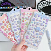 シール 可愛い 立体 泡ステッカー DIY用 手帳用 貼り付け 装飾用 手芸用品 贈り物 可愛い