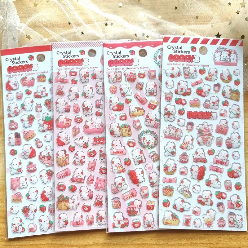 3Dステッカー 手作りDIY 子供おもちゃ 可愛いシール 立体ステッカー 粘着シールLF