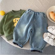 2025冬新作 子供服 保温 防寒パンツ ジーンズ 裏ボア キッズ服 ズボン 裏ボア  裏起毛 80-130cm