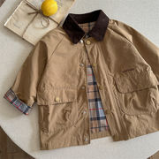 冬用キッズコート 男の子長袖 ジャケット   トップスポケット付き　子供服大人気LF