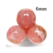 【丸ビーズ】インカローズ (5A) 1粒売り