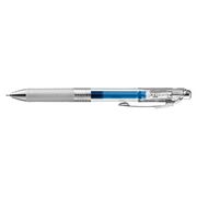 ノック式ボールペン エナージェル インフリー クリア軸 0.5mm 青 BLN75TL-C