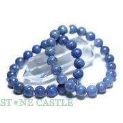 ☆高品質☆【ブレスレット】ブルーラビットヘア満晶ルチル (約10～10.5mm)