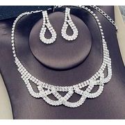 ネックレスイヤリングセット&ネックレスピアスセットE90103