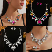 ネックレスイヤリングセット&ネックレスピアスセットE90104