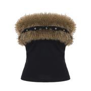 下着 ベスト  キャミソール ブラー オフショルダー タンクトップ ジレ