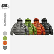 PQ0574 2025年冬新作 アウトドア ダウンジャケット カップル 厚手 フード付き アウター 防寒