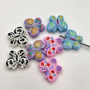 アクリル ビーズパーツ デコパーツDIY カスタムボールペン対応 デコ素材 手芸材料 チェーンパーツ