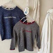 2025秋冬新作★韓国風子供服★ベビー服 ★キッズ服★アパレル★ニット 丸首のセーター 80-130