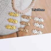 3色  金魚　チャーム　金魚 ペンダント  DIYアクセサリーパーツ  ジュエリーパーツ 金魚雑貨 7.5x18mm