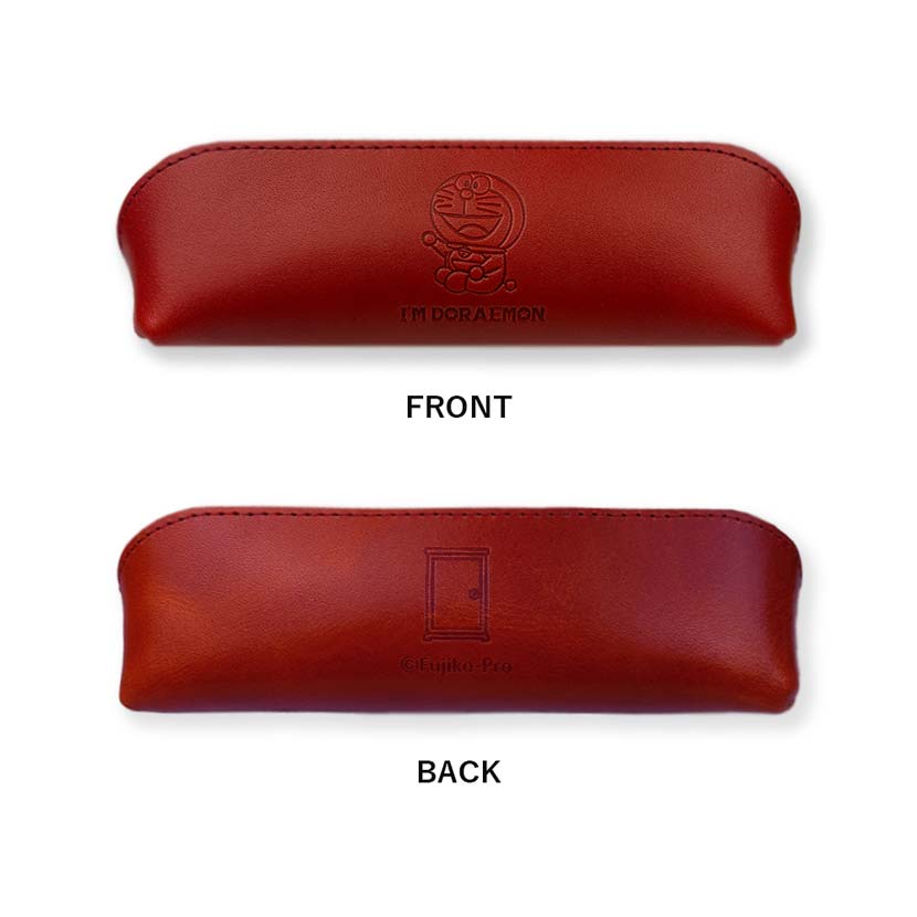 全5色】日本製 栃木レザー 本革 ドラえもん ペンケース 眼鏡入れ
