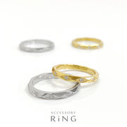 ▼MAGGIO▼CZ付ダイヤカットステンレスリング　指輪　エタニティ