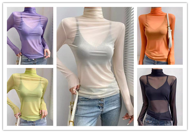 トップス カットソー ロンT Tシャツ プリント スリム 細身 タイト レディース 多色