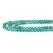 天然石 ビーズ 1連 ブルーフローライト【丸玉】4mm【天然石 ビーズ パワーストーン】