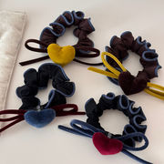 リボンシュシュ　ヘアアクセサリー　レディース　デザイン　韓国風　髪飾り