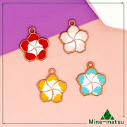 桜 アクセサリーパーツ デコパーツ カン付き ペンダント 上品 DIY素材 ハンドメイド