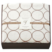 グランフランセヌーベル ハイソフトタッチマイヤー毛布アイボリー