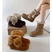 秋冬シューズ  ブーツ ショートブーツ  厚底 裏起毛 お出かけ