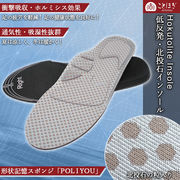 北投石入りインソール フリーサイズ  天然記念物 マイナスイオン 遠赤外線 健康ストーン ことほぎ 天然石