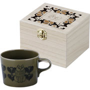 リサ・ラーソン 木箱入マグ グリーン LL161-11H