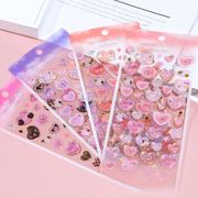 DIY用 手帳用 貼り付け スマホケース シール 可愛い 立体  火塗はんこ 装飾用 手芸用品